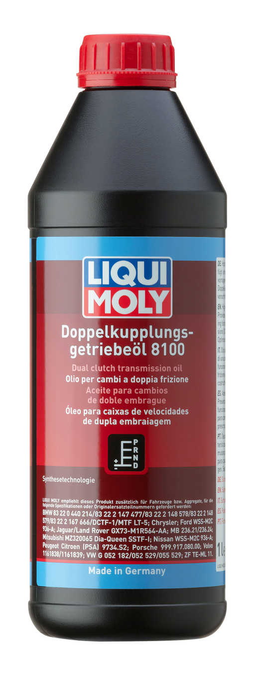 LIQUI MOLY DUAL CLUTCH TRANSMISSION OIL DSG DCT 8100 1L - Harrys Euro