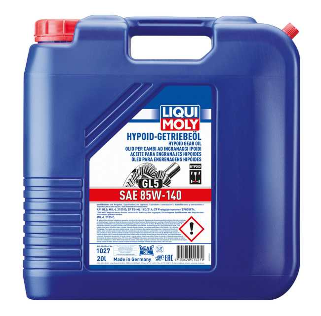 Hypoid Gear Oil (GL5) SAE 85W-140 | LIQUI MOLY - Harrys Euro