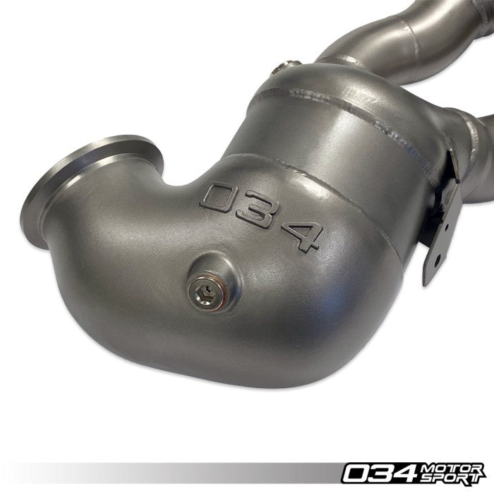 Cast Stainless Steel Performance Downpipe, Audi 8S TTRS and 8V.5 RS3 - Harrys Euro