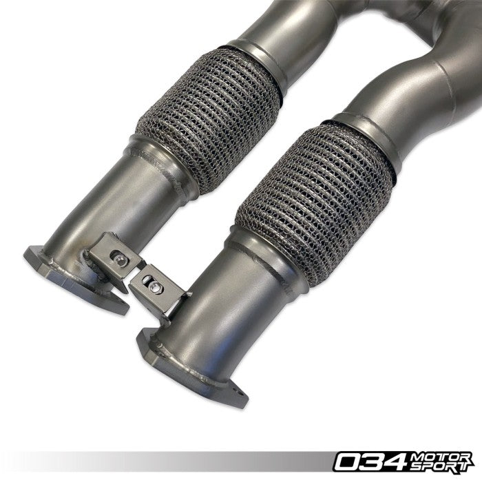 Cast Stainless Steel Performance Downpipe, Audi 8S TTRS and 8V.5 RS3 - Harrys Euro
