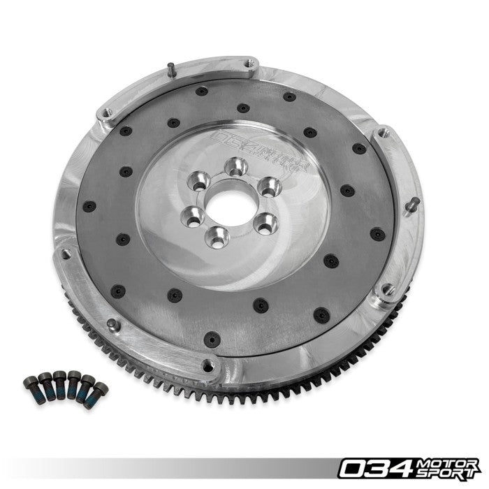 Lightweight Single-Mass Aluminum Flywheel Upgrade for Audi B7 A4 2.0T FSI with RS4 Pressure Plate and Flywheel