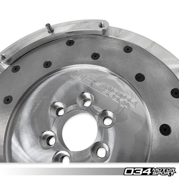 Lightweight Single-Mass Aluminum Flywheel Upgrade for Audi B7 A4 2.0T FSI with RS4 Pressure Plate and Flywheel