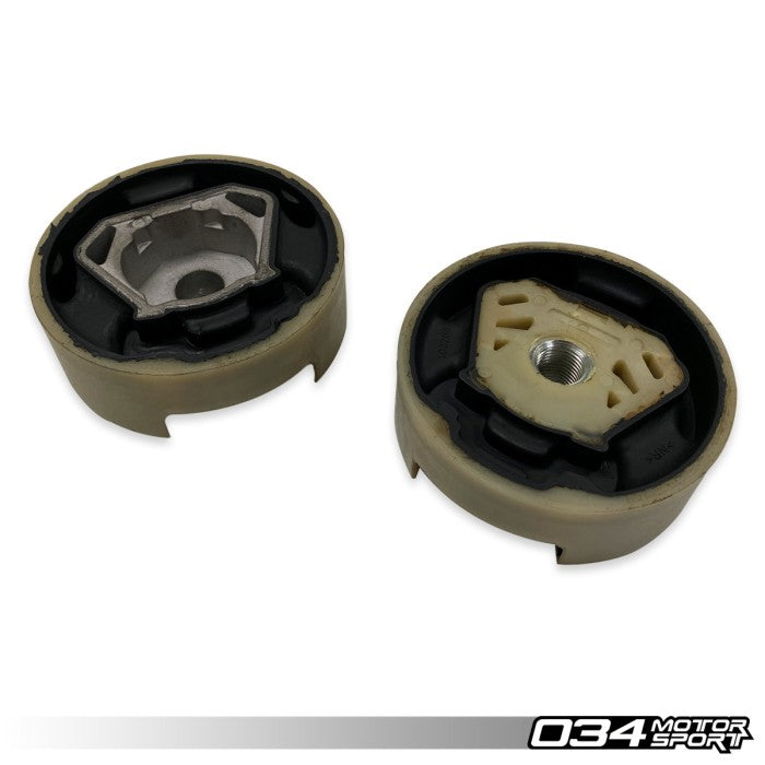 034Motrsport Billet Spherical Dogbone Mount Performance Pack with Dogbone Pucks, Volkswagen & Audi MQB And MQB EVO With Manual Or 6-speed DSG