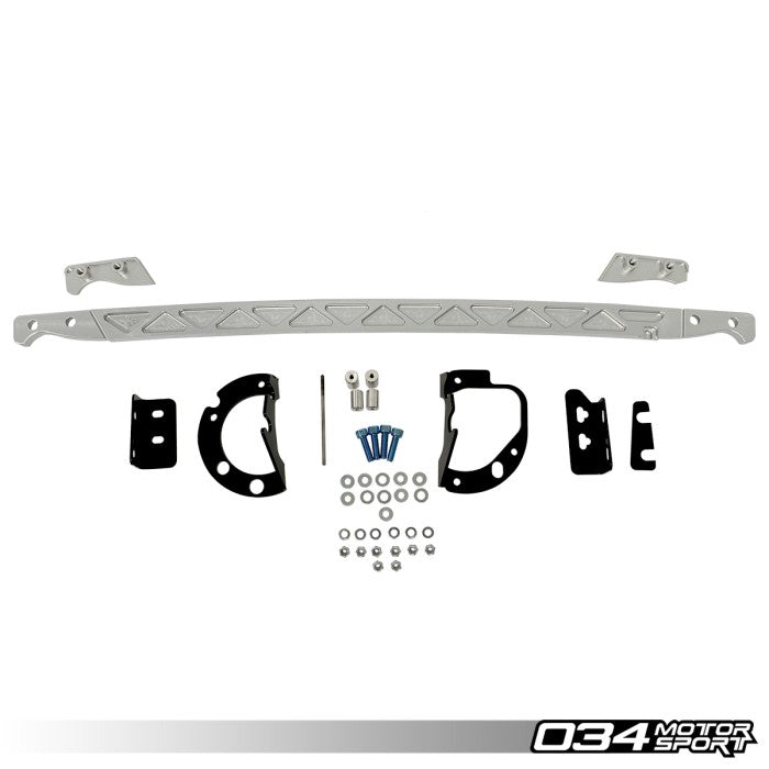 034Motorsport Front Strut Brace, B8 Audi A4/S4, Allroad, Billet Aluminum