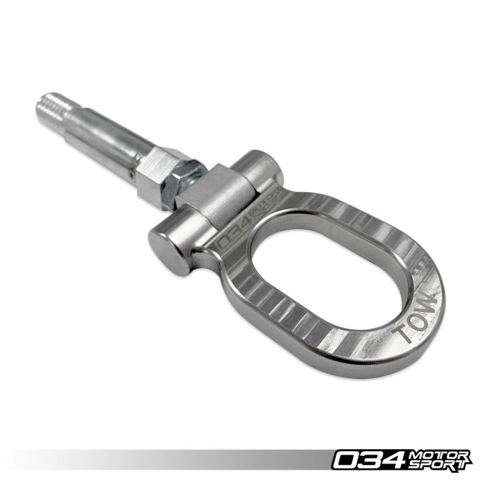 Motorsport Stainless Steel Tow Hook 105mm for Audi MQB/B8/B8.5/B9 and VW MQB - Harrys Euro