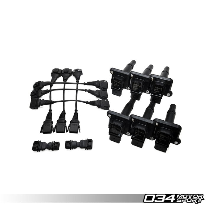 Coil Conversion & ICM Delete Kit, 2.7T to C5 Audi RS6 4-Wire Coils - 034-107-7007