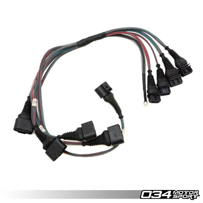 034Motorsport C4 Audi UrS4/UrS6 & S2/RS2 I5 20VT AAN/ABY/ADU Coil Pack Update Harness for 2.0T FSI Coils - 034-701-0001