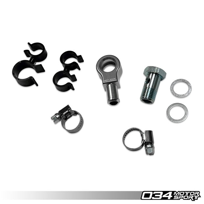 034Motorsport Billet Aluminum DSG Breather Catch Can Kit for Audi 8S TTRS