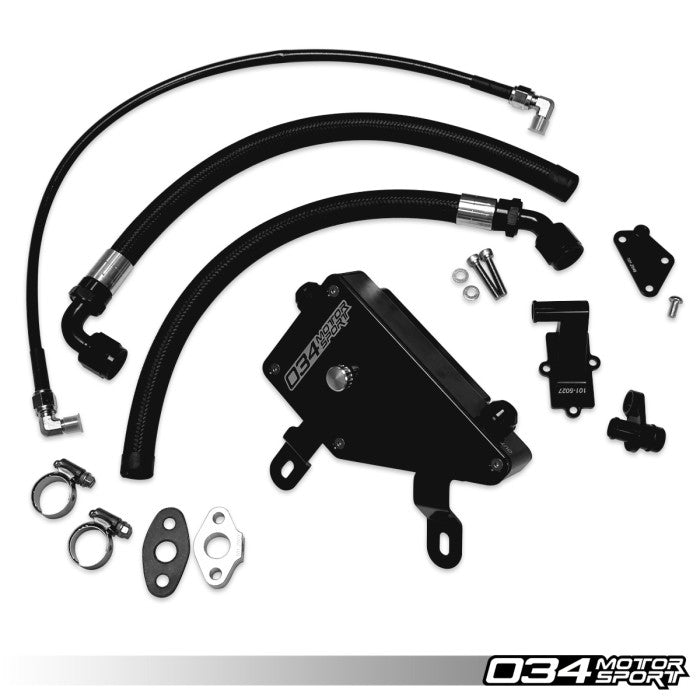 034Motorsport Billet Aluminum Engine Catch Can Kit for Audi 8V.5 RS3 & Audi 8S TTRS