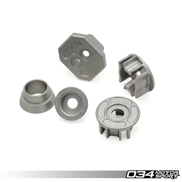 034Motorsport Drivetrain Mount Insert Package, C7 Audi A6/S6/RS6 & A7/S7/RS7, Billet Aluminum - 034-509-6001