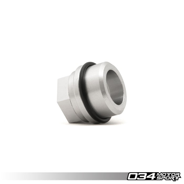 Block Breather Adapter, Audi/Volkswagen 1.8T, Billet Aluminum, Threaded 3/4 NPT
