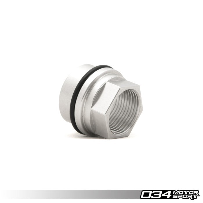 Block Breather Adapter, Audi/Volkswagen 1.8T, Billet Aluminum, Threaded 3/4 NPT