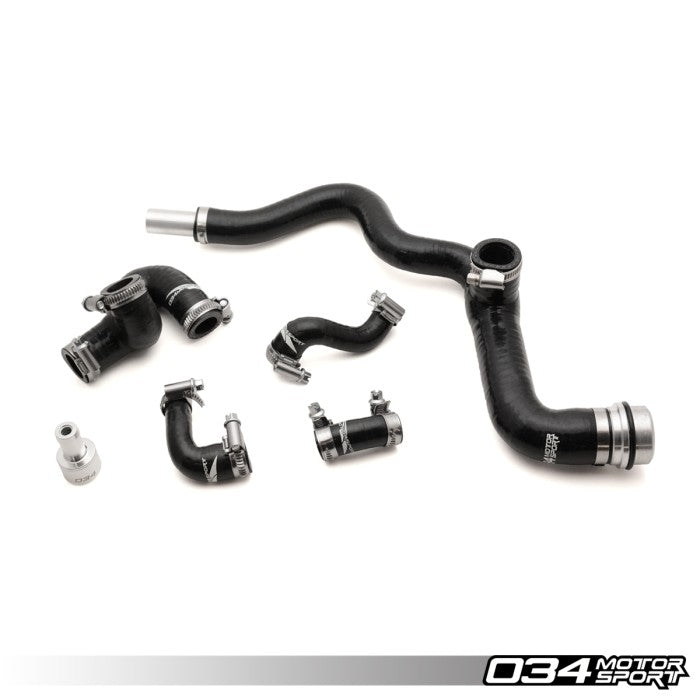 Breather Hose Kit, Early Audi TT 225, AMU, Reinforced Silicone - 034-101-3008