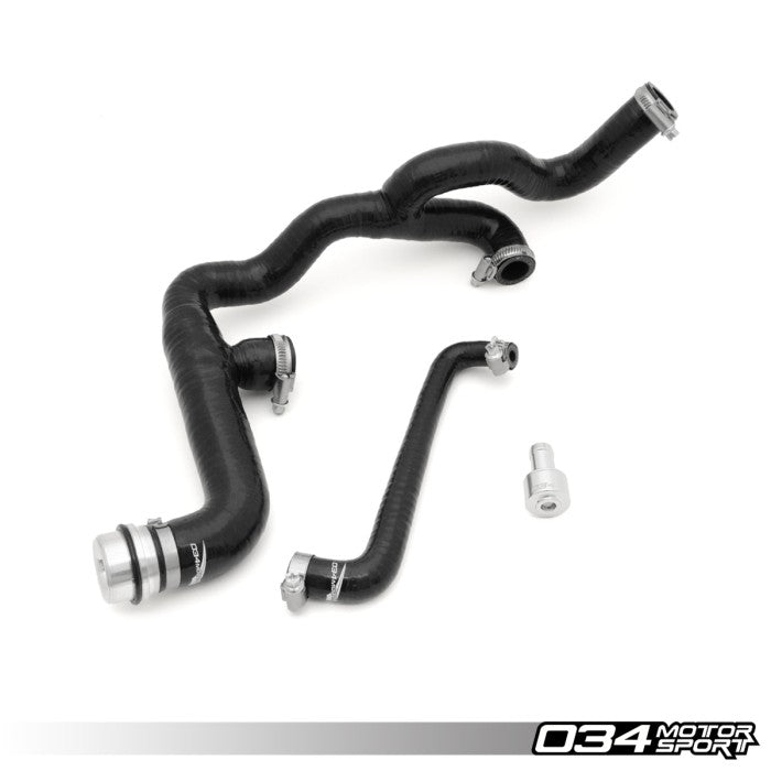Breather Hose Kit, MkIV Volkswagen & 8N/8L Audi 1.8T AWD/ATC, Reinforced Silicone - 034-101-3005