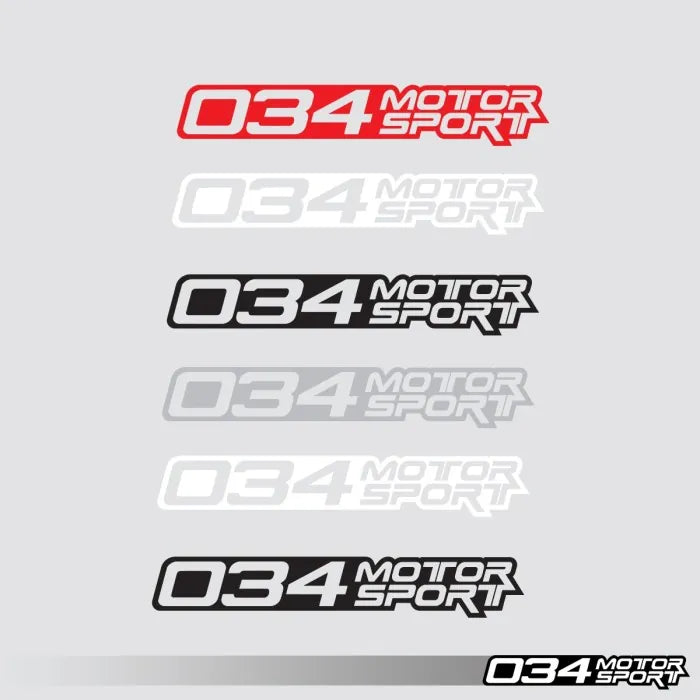 034Motorsport Die Cut Decal