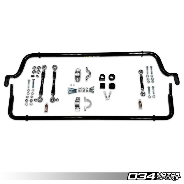 034Motorsport Dynamic+ Adjustable Sway Bar Bundle Package, Gen 1 & Gen 1.5 Audi R8 (4.2 V8 & 5.2 V10)