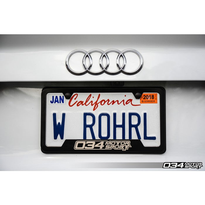 034Motorsport License Plate Frame - Powdercoated Stainless Steel