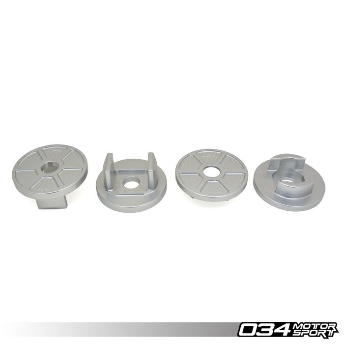 Billet Aluminum Rear Subframe Mount Insert Kit, B8/B8.5 Audi S4/RS4, S5/RS5, Allroad, Q5/SQ5, 95B Porsche Macan - Harrys Euro