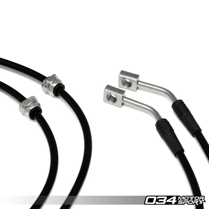 Stainless Steel Braided Brake Line Kit, Volkswagen & Audi MQB and MQB EVO AWD with 2.0T TFSI (Performance Pack)