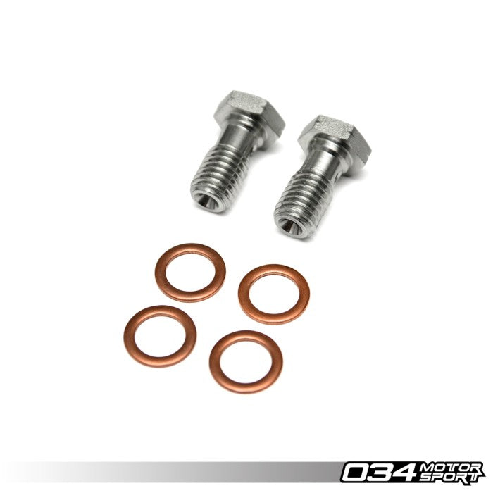 Stainless Steel Braided Brake Line Kit, Volkswagen & Audi MQB and MQB EVO AWD with 2.0T TFSI (Performance Pack)