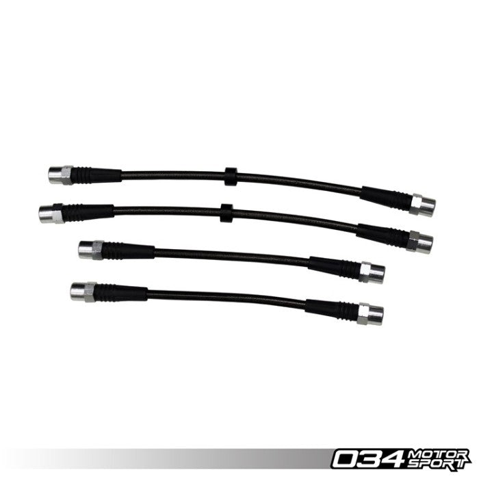 Stainless Steel Braided Brake Line Kit, Audi UrS4/UrS6