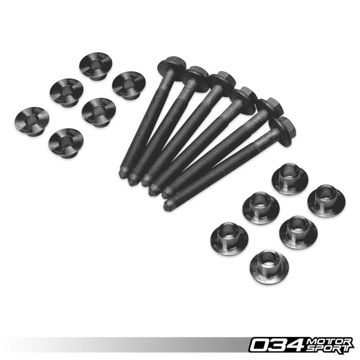 034Motorsport Stainless Steel Subframe Locking Collar Bushing Insert & Bolt Upgrade Kit for MkII (8J) Audi TTRS - 034-601-0025