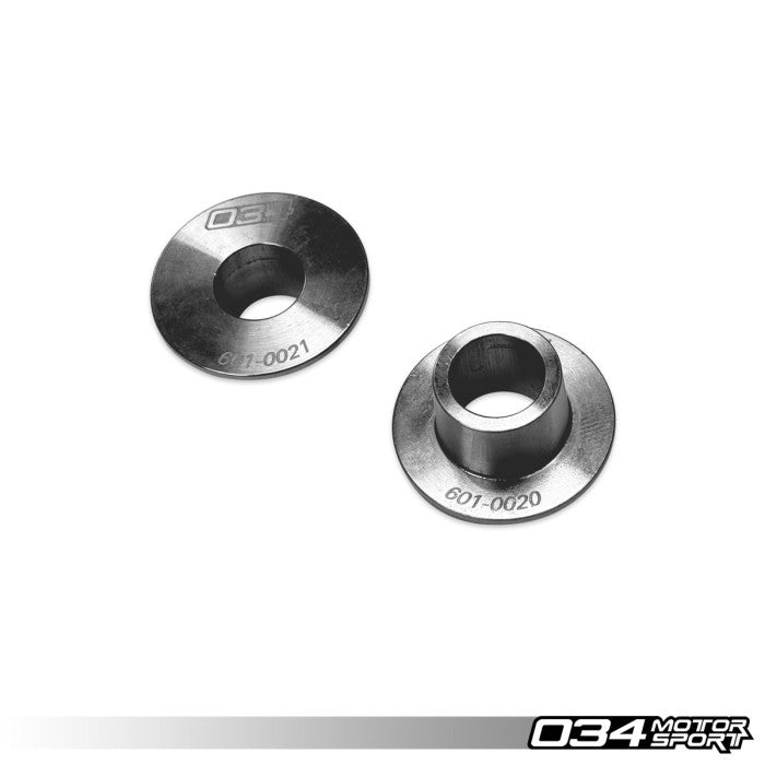 034Motorsport Stainless Steel Subframe Locking Collar Bushing Insert & Bolt Upgrade Kit for MkII (8J) Audi TTRS - 034-601-0025