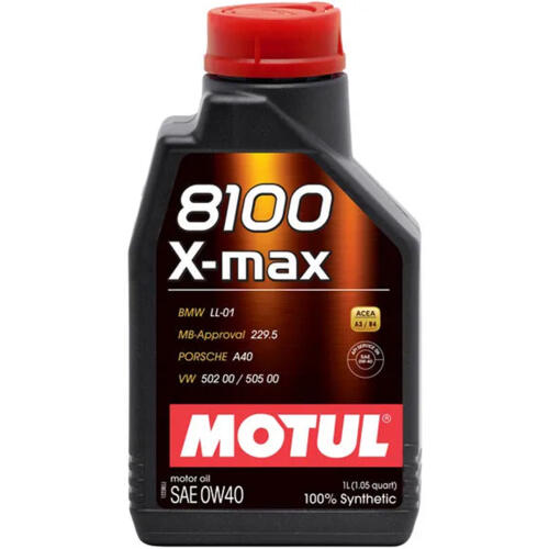 Motul 0W40 - 8100 X-Max - 1L (A3/B4)