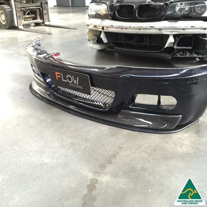 BMW E46 M3 Front Splitter v2-Flow Designs