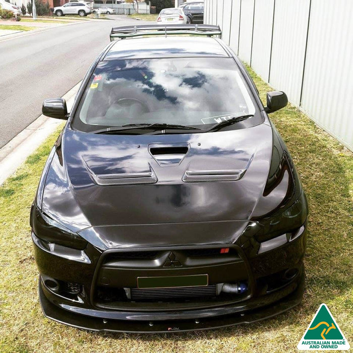 Lancer Ralliart CJ Front Splitter V2-Flow Designs