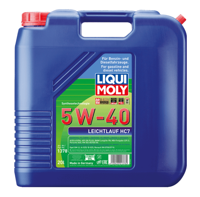 Leichtlauf HC7 5W-40 | LIQUI MOLY