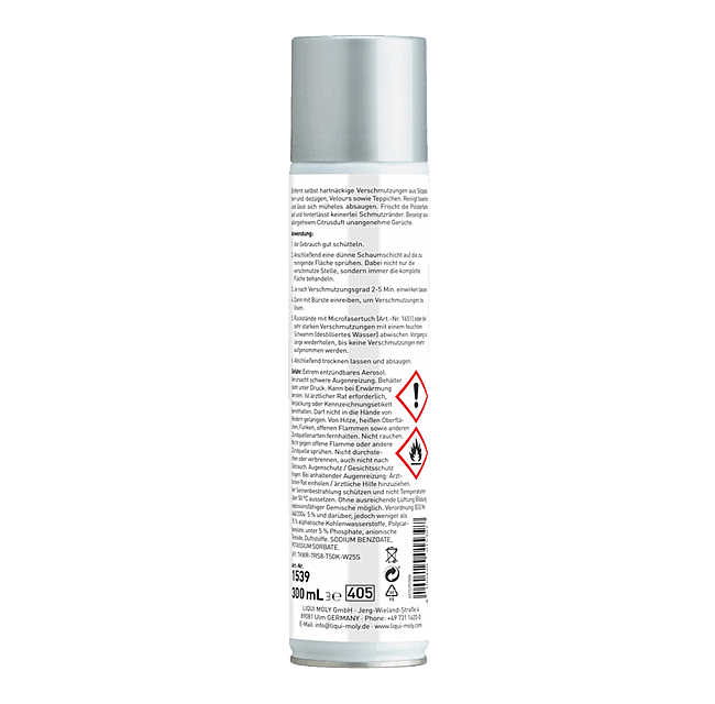 Fabric Foam Cleaner | LIQUI MOLY