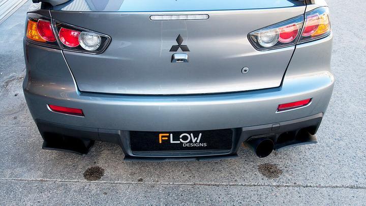 Lancer Evolution X Full Lip Splitter Set-Flow Designs