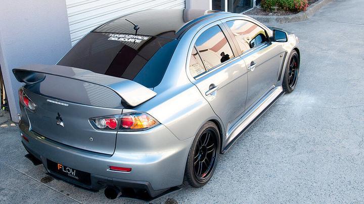 Lancer Evolution X Full Lip Splitter Set-Flow Designs