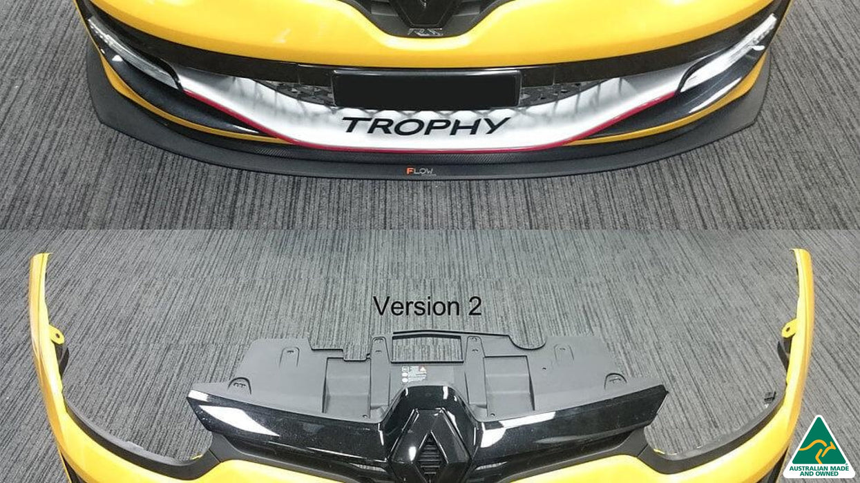 Renault Megane RS275 Front Splitter V2-Flow Designs
