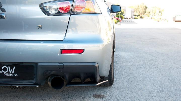 Lancer Evolution X Full Lip Splitter Set-Flow Designs