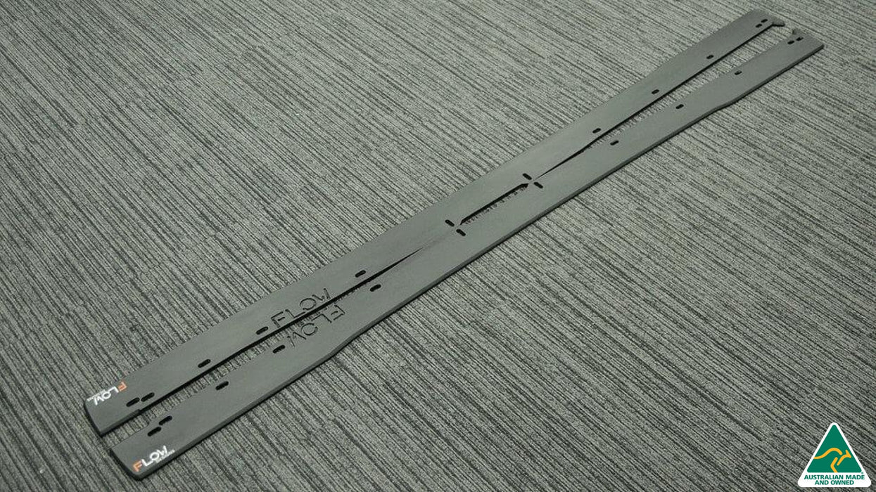 Lancer Evolution 7/8/9 Side Skirt Extension Splitters (Pair)-Flow Designs