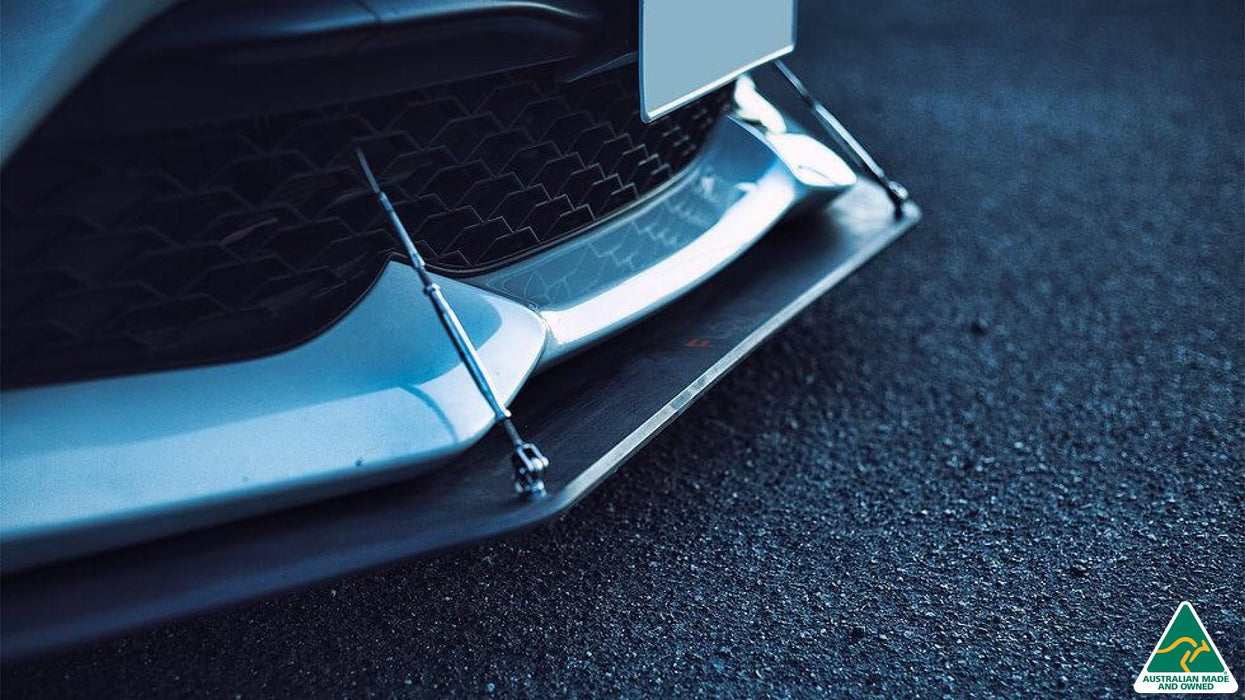 Toyota 86 (Facelift) Front Lip Splitter V2 (With Support Rods)-Flow Designs