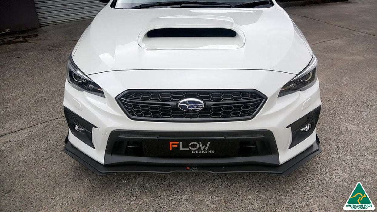 VA WRX & STI Front Lip Splitter Extensions (Pair)-Flow Designs