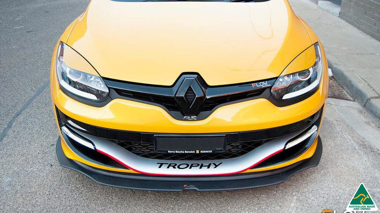 Renault Megane RS275 Front Splitter V2-Flow Designs