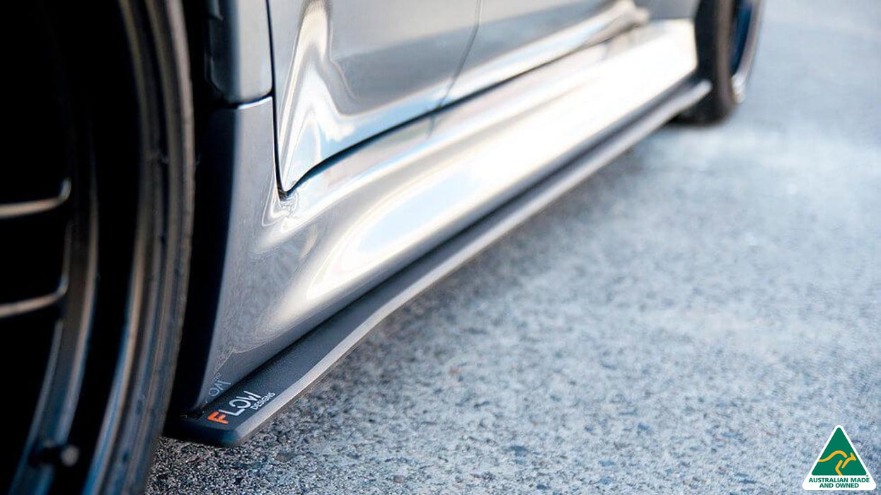 Lancer Evolution X Side Skirt Extension Splitters (Pair)-Flow Designs