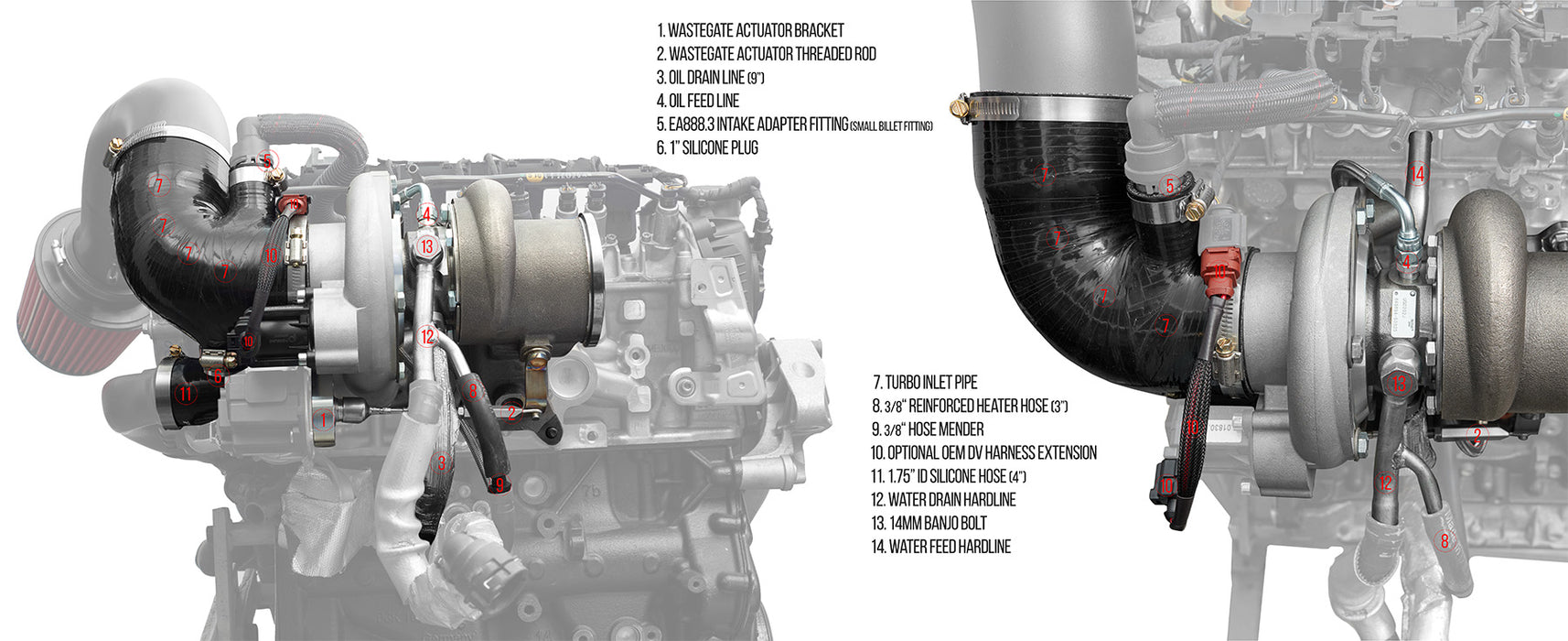 CTS Turbo MQB BOSS500 V2 MK7 GTI/Golf R/8V S3/8V A3 - Discontinued