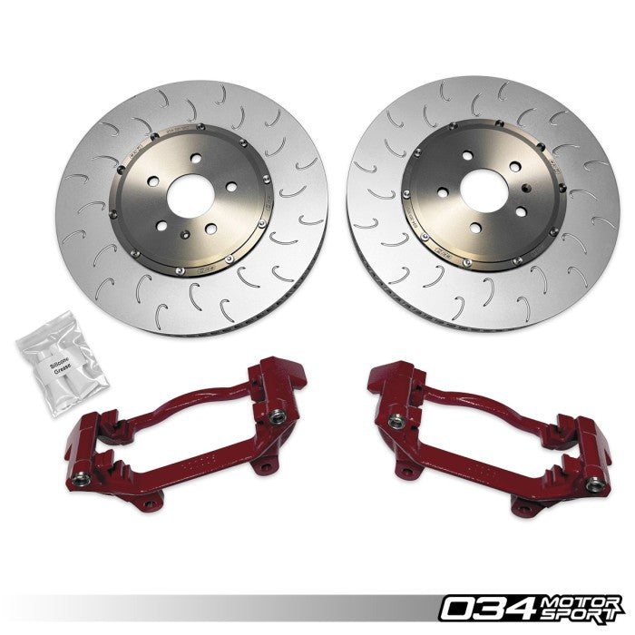 2-Piece Floating Front Brake Rotor 375mm Upgrade for Mk8 Golf R & Audi 8Y S3
