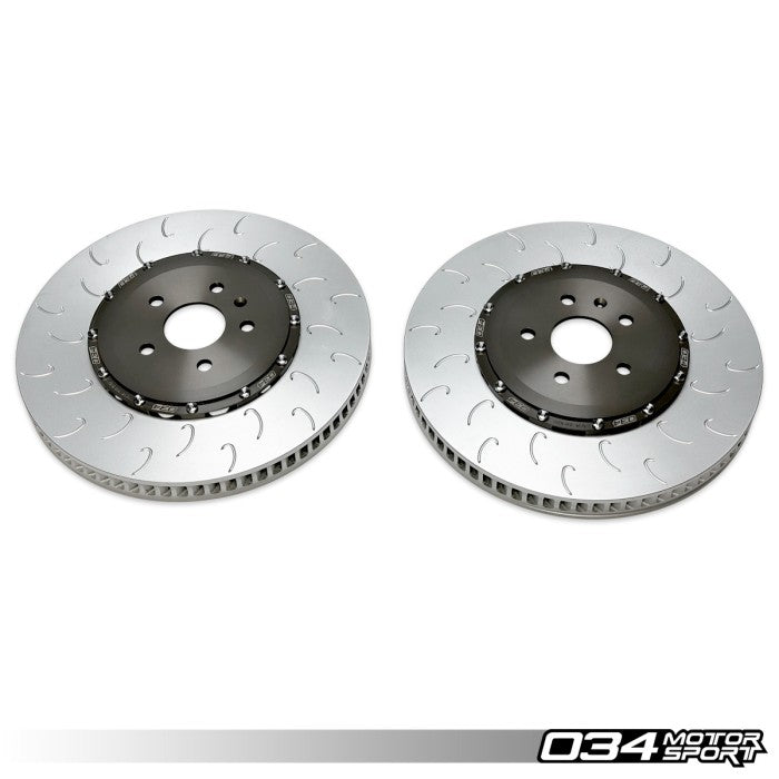 2-Piece Floating Front Brake Rotor Upgrade Kit for 8Y Audi RS3