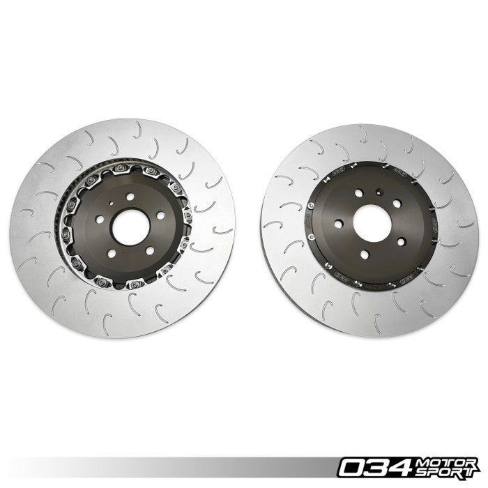 2-Piece Floating Front Brake Rotor Upgrade Kit for 8Y Audi RS3