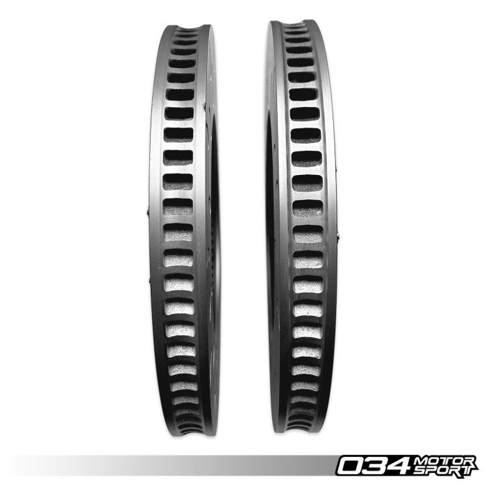 2-Piece Floating Front Brake Rotor Upgrade Kit for 8Y Audi RS3