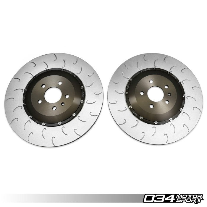 2-Piece Floating Front Brake Rotor Upgrade Kit for Audi 4M/4M.5 SQ7/SQ8