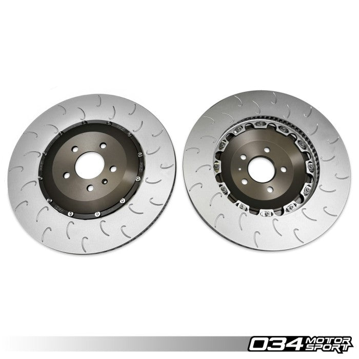 2-Piece Floating Front Brake Rotor Upgrade Kit for Audi 4M/4M.5 SQ7/SQ8