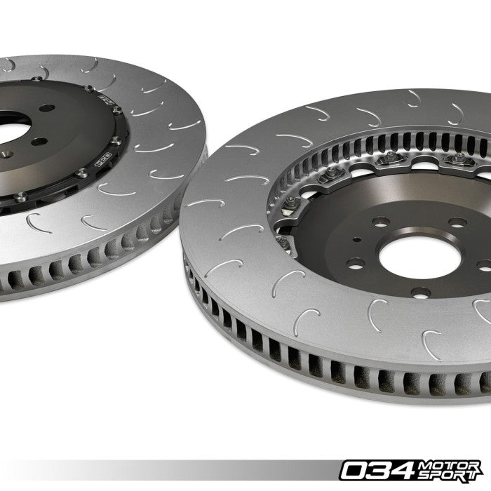 2-Piece Floating Front Brake Rotor Upgrade Kit for Audi 4M/4M.5 SQ7/SQ8