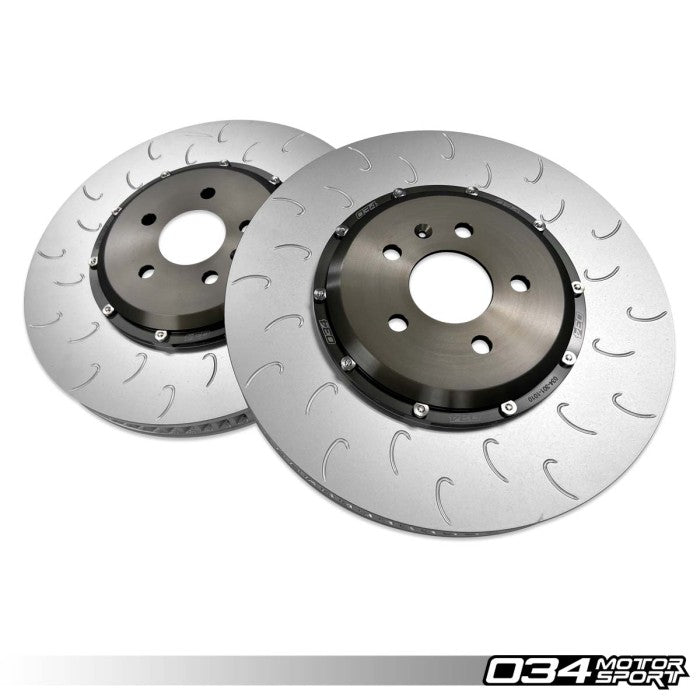 2-Piece Floating Front Brake Rotor Upgrade Kit for Audi B9/B9.5 RS5 & 4M/4M.5 Q7/Q8